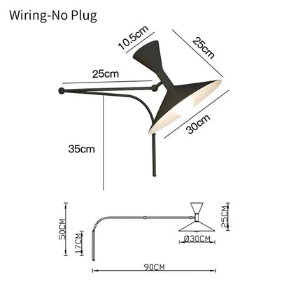 Kiki's Way | April Articulated Wall Light – Adjustable Arm, G9