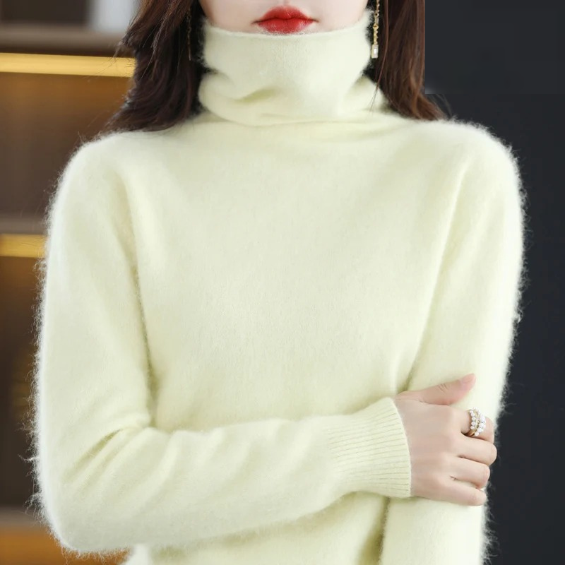 Women's Sweater Soft Turtleneck Sweater, Warm & Luxurious Design