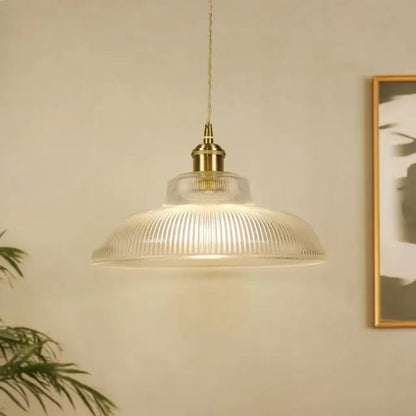 Kiki's Way | Boston Glass Pendant Light – Retro Metal & Glass