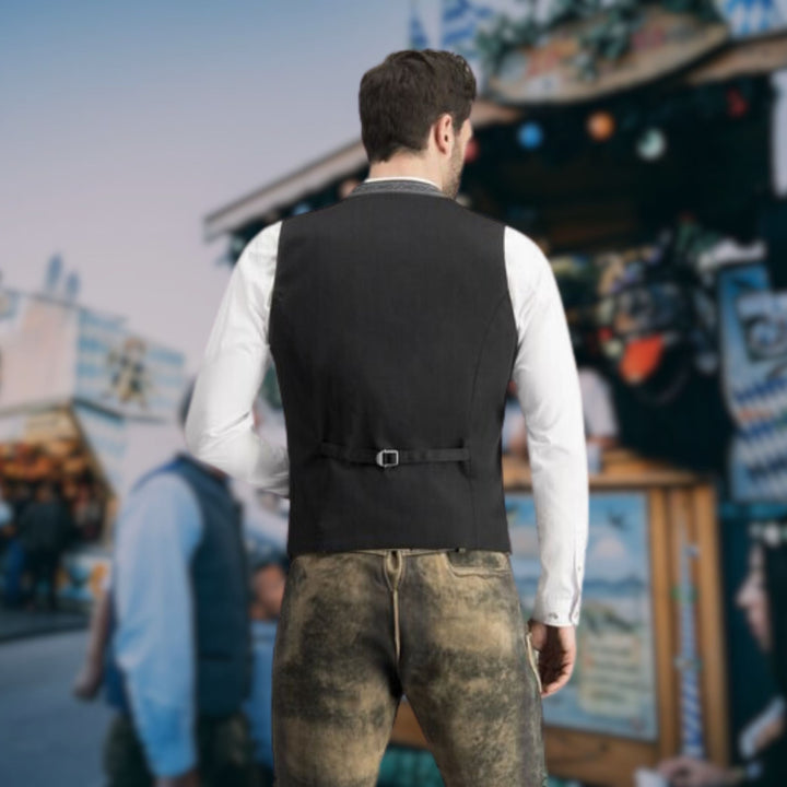 Stylish and Unique Traditional Bavarian Vest