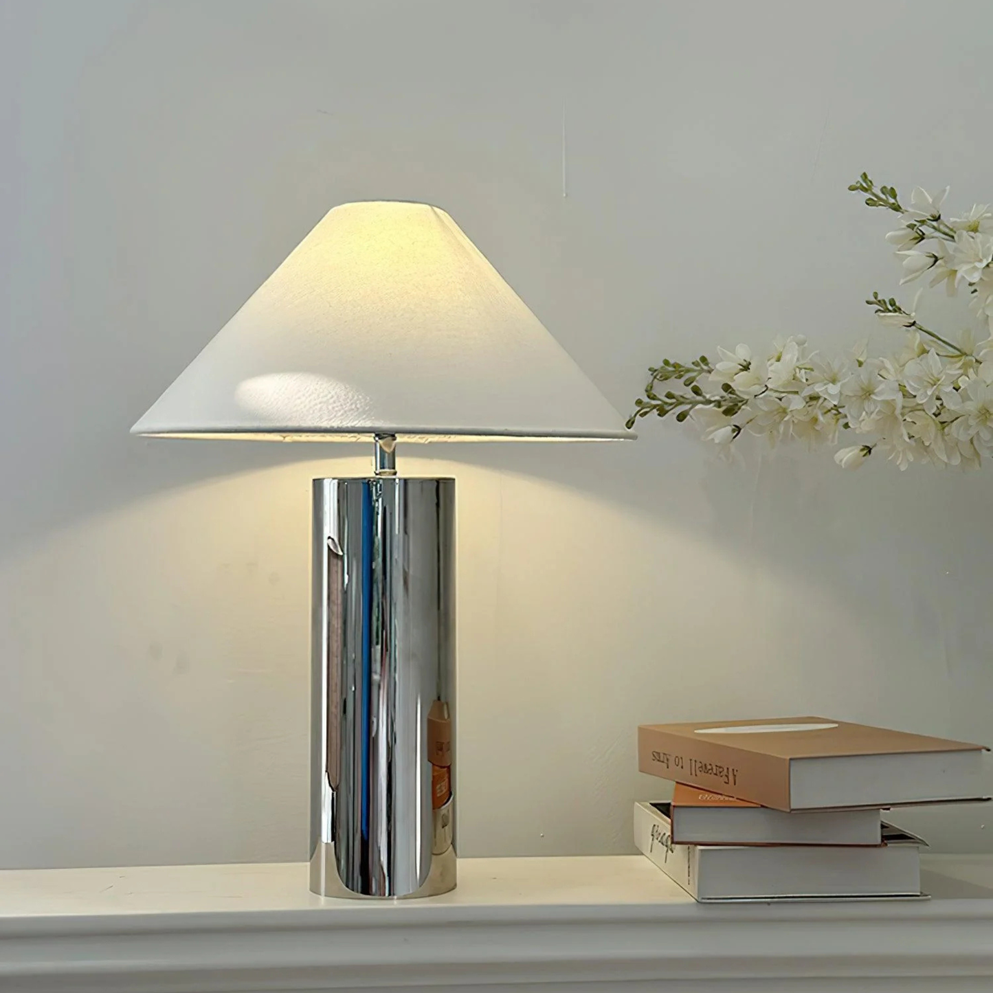 Kiki's Way | Blensha Steel Table Lamp – Hat-Shaped Shade