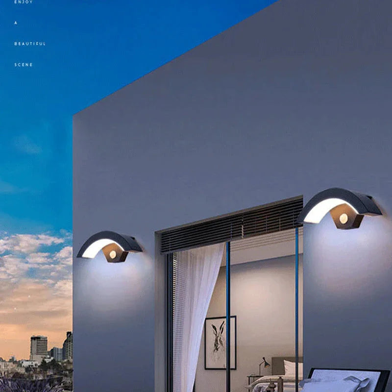 Kiki's Way | Astrid Arc Wall Light – PIR Motion Sensor, IP65