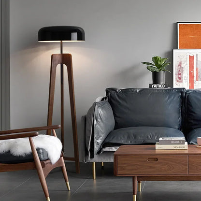 Kiki's Way | Alfred Walnut Table & Floor Lamp – Ash Wood