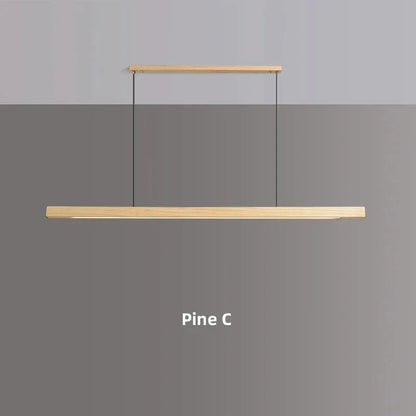 Kiki's Way | Catalina Linear Pendant Light – Pine & Black Walnut
