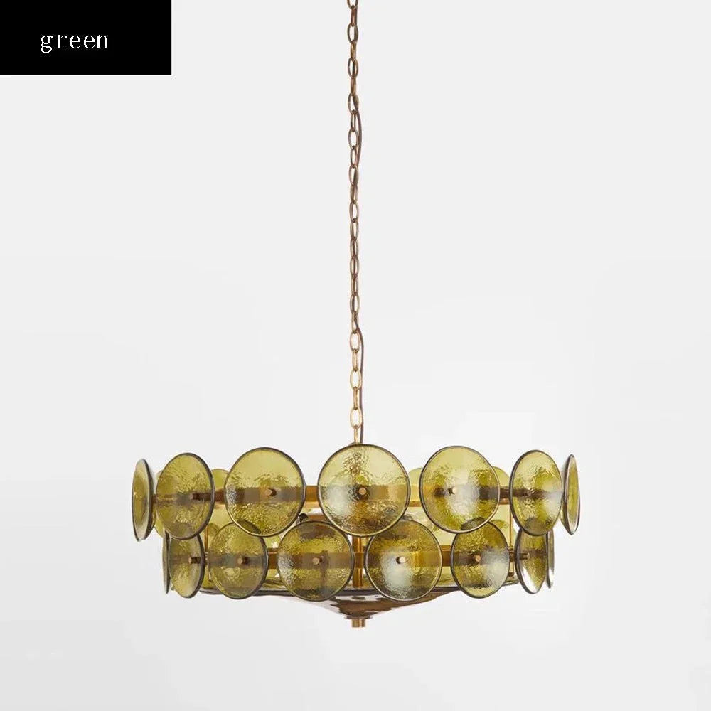 Kiki's Way | Clara Coloured Glass Chandelier – Chain Pendant, E14
