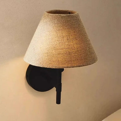 Kiki's Way | Andreas Up-Down Wall Light – Tapered Fabric Shade