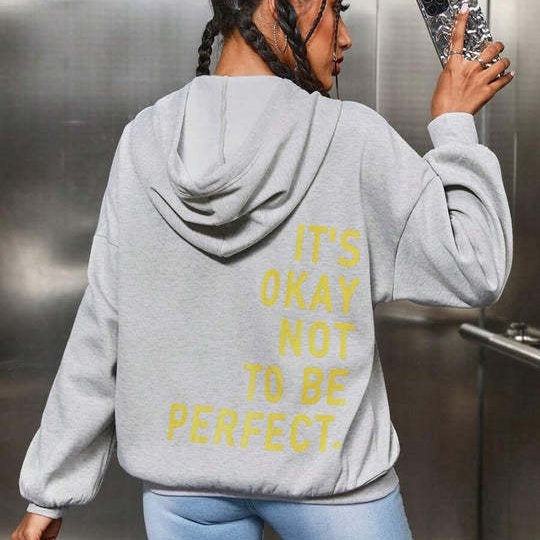 Women's Hoodie with Back Print and Hood