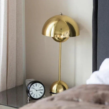 Kiki's Way | Adele Metal Table Lamp – Classic Dome Shade