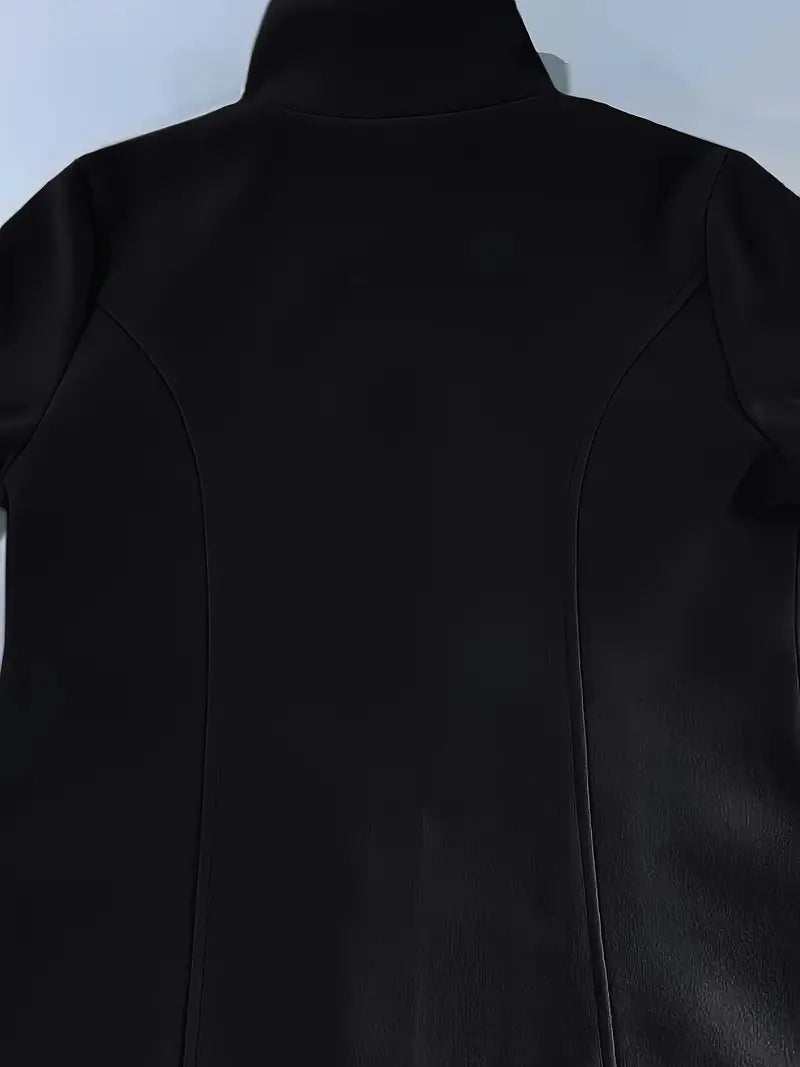 Woven Single-Breasted Coat