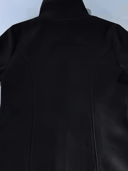 Woven Single-Breasted Coat