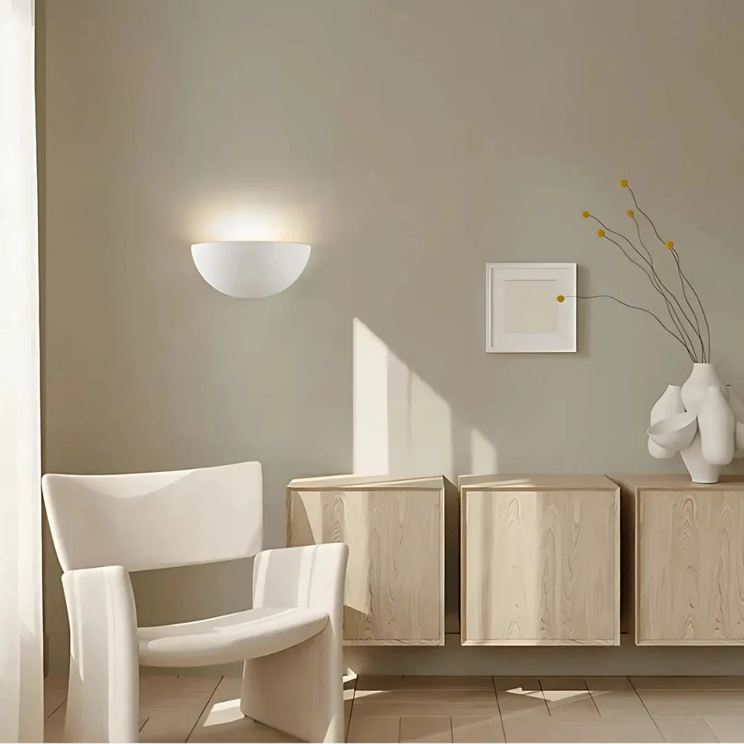 Kiki's Way | Aurelie Gypsum Wall Light – Plaster White, E27