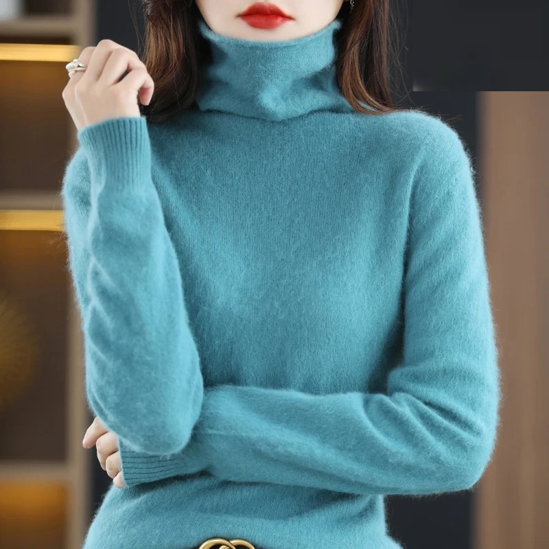 Women's Sweater Soft Turtleneck Sweater, Warm & Luxurious Design