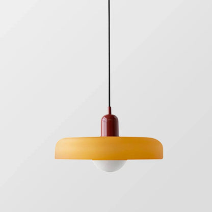 Kiki's Way | Stained Glass Pendant Light – Brass Finish, G9