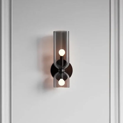Kiki's Way | Bello Twin-Shade Wall Light – Glass & Iron, E14