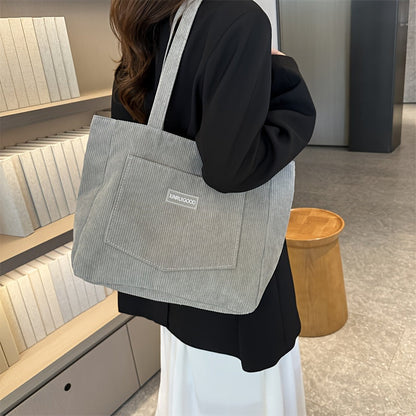 Women's Elegant Corduroy Bag