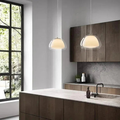 Kiki's Way | Soho Glass Dome Pendant Light – Clear or Amber, E27