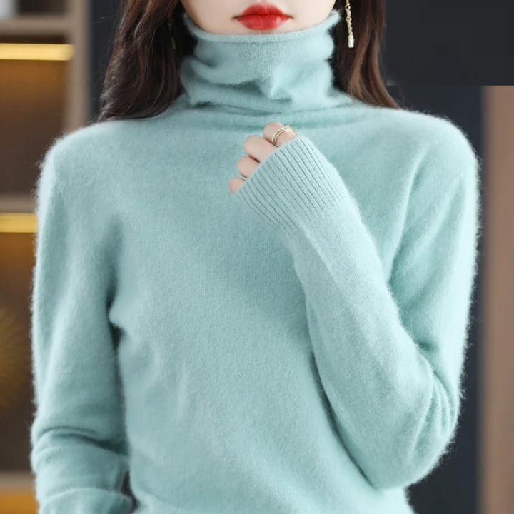 Women's Sweater Soft Turtleneck Sweater, Warm & Luxurious Design