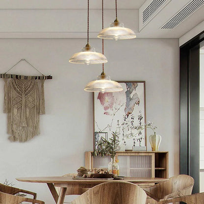Kiki's Way | Boston Glass Pendant Light – Retro Metal & Glass