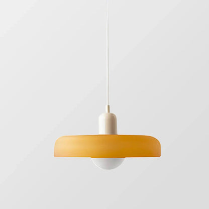 Kiki's Way | Stained Glass Pendant Light – Brass Finish, G9
