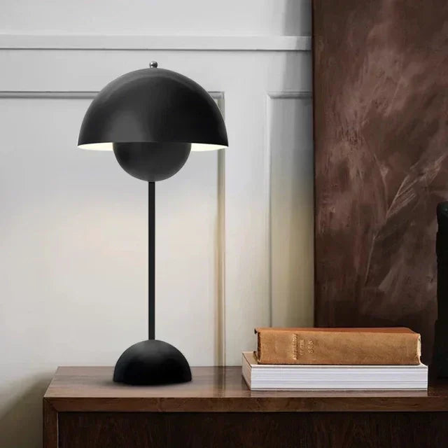 Kiki's Way | Adele Metal Table Lamp – Classic Dome Shade