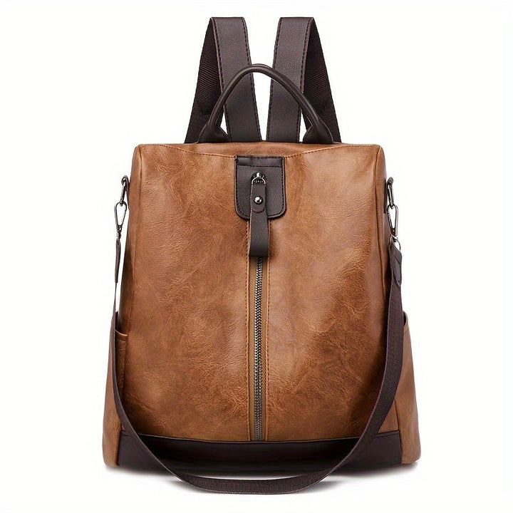 Women's Anti-Theft Vegan Backpack - Anti-Theft City Backpack