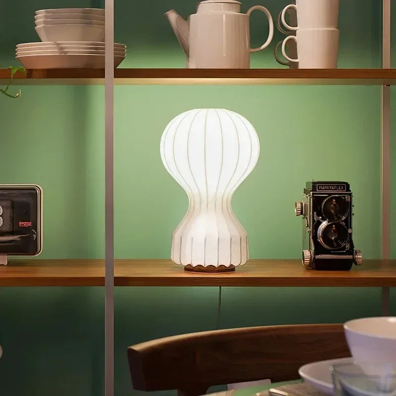 Kiki's Way | Andon Balloon Table Lamp – Chrome-Finished Iron