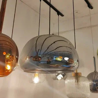 Kiki's Way | Soho Glass Dome Pendant Light – Clear or Amber, E27