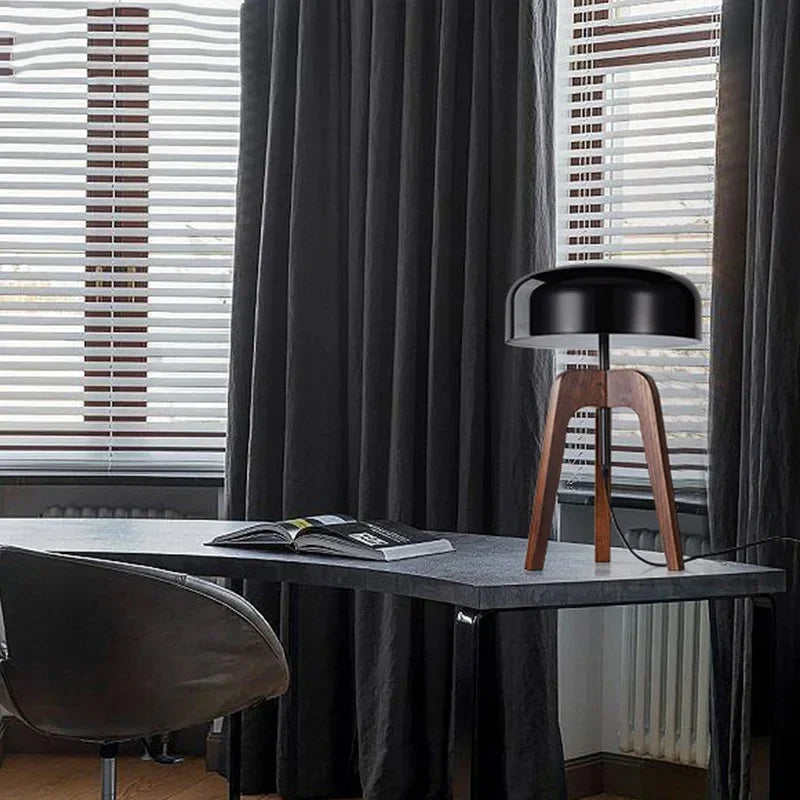 Kiki's Way | Alfred Walnut Table & Floor Lamp – Ash Wood