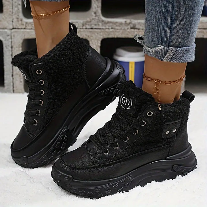 Velvet Snow Boots