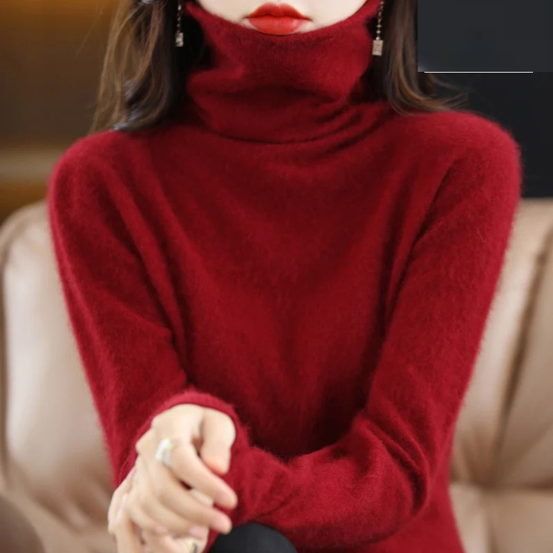 Women's Sweater Soft Turtleneck Sweater, Warm & Luxurious Design
