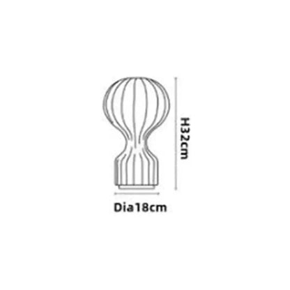 Kiki's Way | Andon Balloon Table Lamp – Chrome-Finished Iron