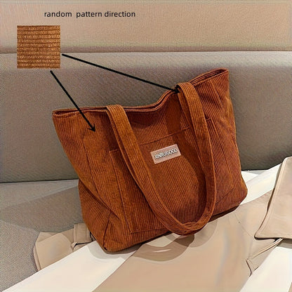 Women's Elegant Corduroy Bag