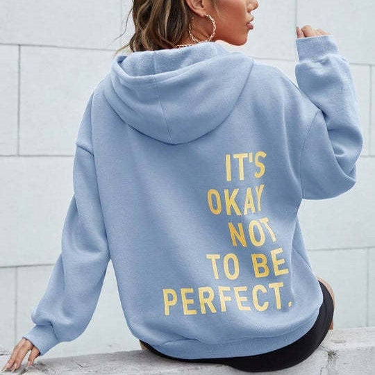 Women's Hoodie with Back Print and Hood