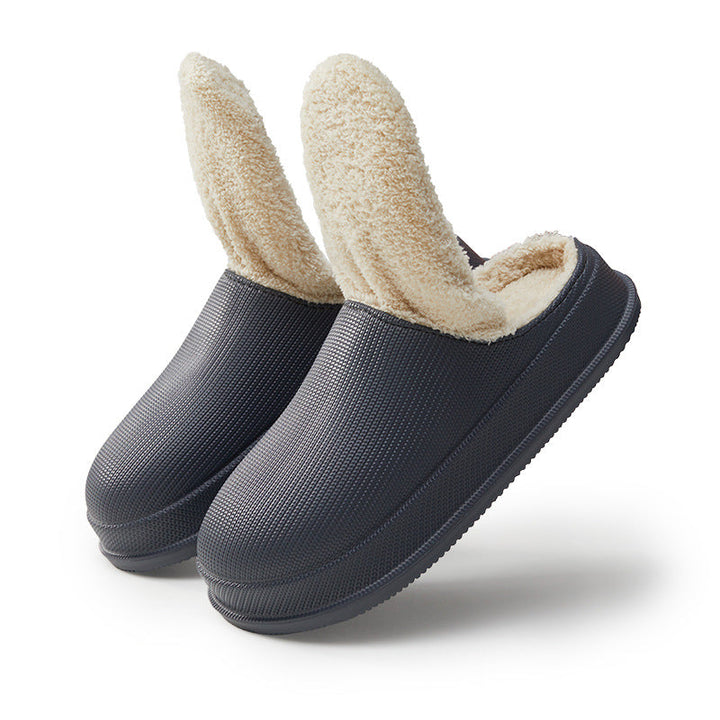Warm Slippers with Wool Lining