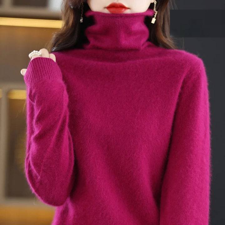 Women's Sweater Soft Turtleneck Sweater, Warm & Luxurious Design