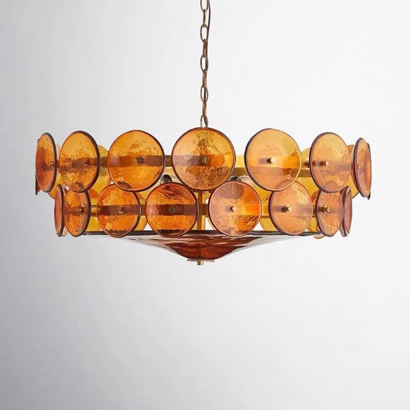 Kiki's Way | Clara Coloured Glass Chandelier – Chain Pendant, E14