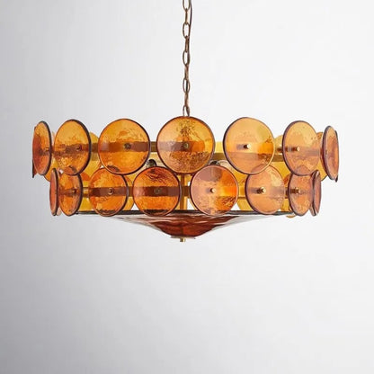 Kiki's Way | Clara Coloured Glass Chandelier – Chain Pendant, E14
