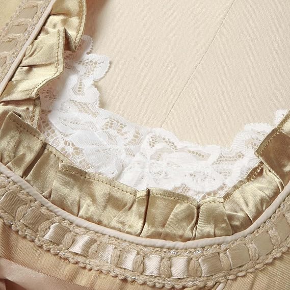 Women's Traditional Bavarian Outfit with Apron and Blouse