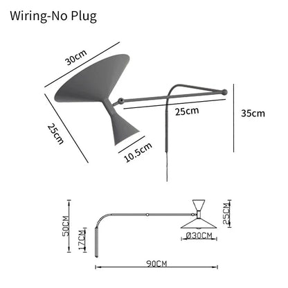 Kiki's Way | April Articulated Wall Light – Adjustable Arm, G9