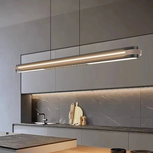 Kiki's Way | Modessa Linear Pendant Light – Remote Dimming