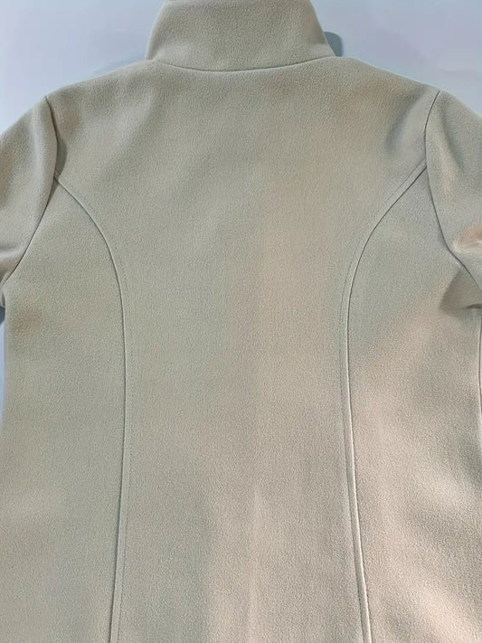 Woven Single-Breasted Coat