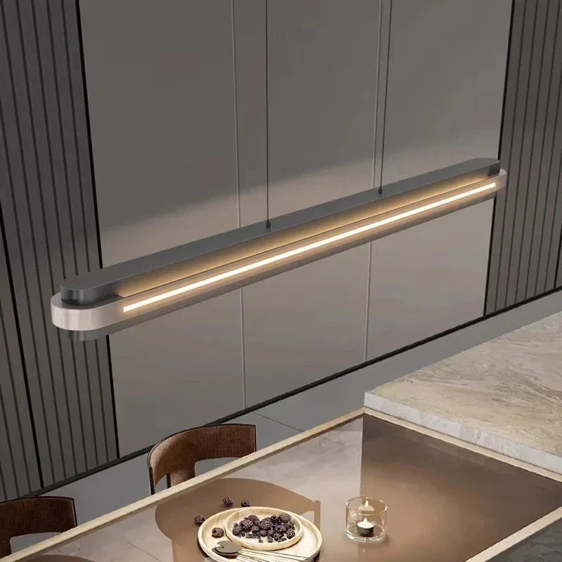 Kiki's Way | Modessa Linear Pendant Light – Remote Dimming
