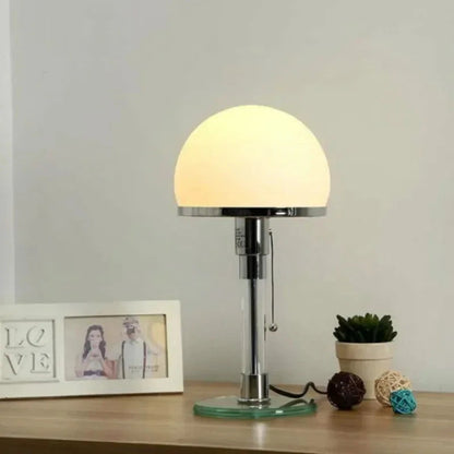 Kiki's Way | Bauhaus Globa Table Lamp – Frosted Glass Ball