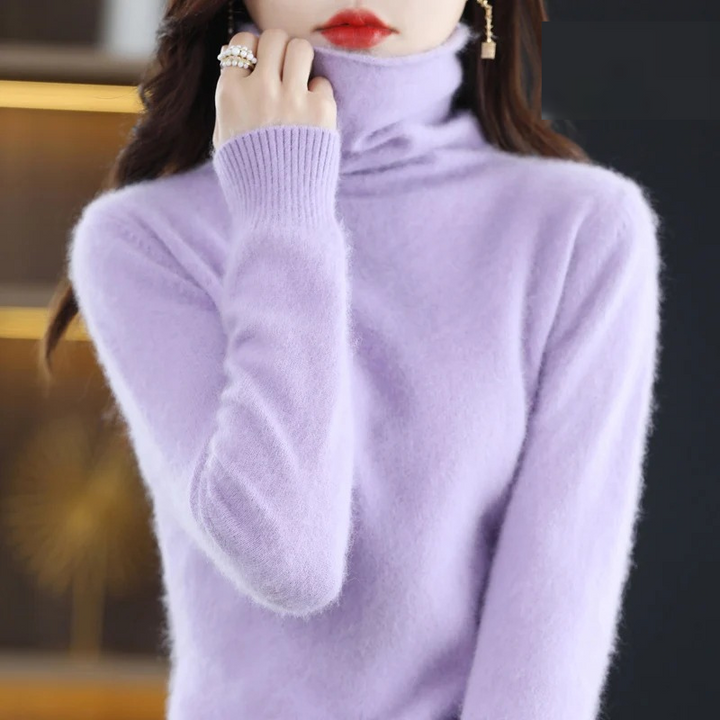 Women's Sweater Soft Turtleneck Sweater, Warm & Luxurious Design
