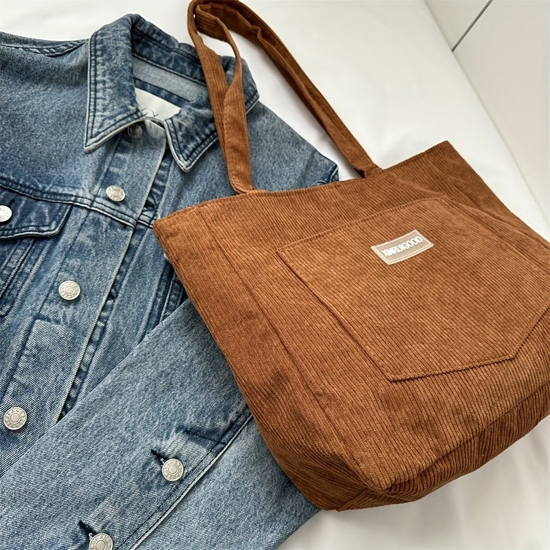 Women's Elegant Corduroy Bag