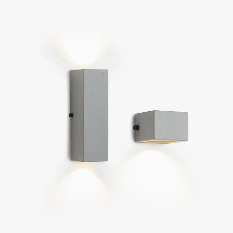 Kiki's Way | Alessia Cement Wall Light – Single or Dual Head, IP65