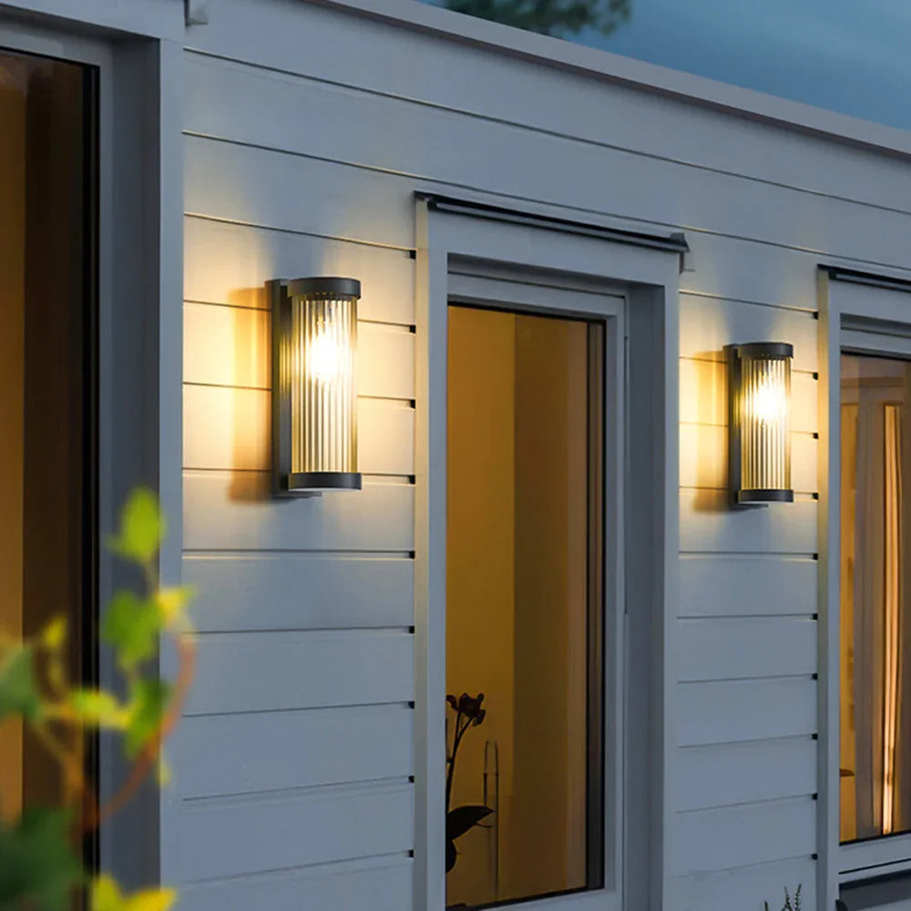 Kiki's Way | Amalia Solar Wall Light – Metal & Glass, IP65