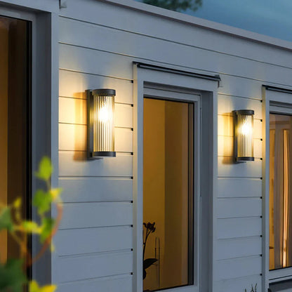 Kiki's Way | Amalia Solar Wall Light – Metal & Glass, IP65