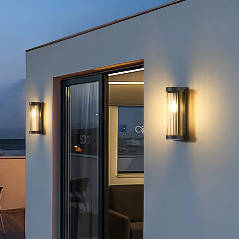 Kiki's Way | Amalia Solar Wall Light – Metal & Glass, IP65