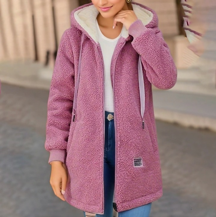 Warm Women's Fleece Jacket for Winter Zelda